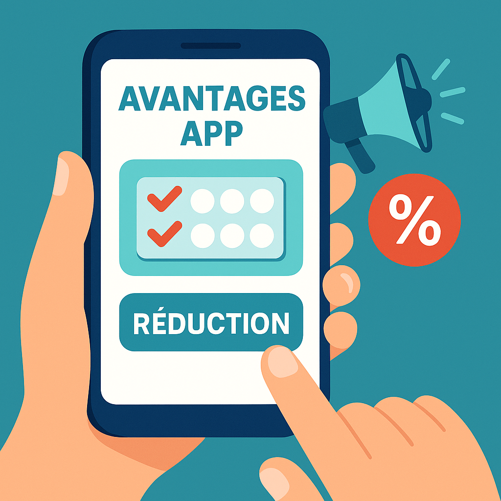 Illustration Avantages App